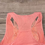 Daytrip Buckle Tank Top Women's Coral Racerback Lace Stretch Soft Size XL Photo 4
