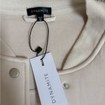 Dynamite NWT  Anywhere Scuba‎ Bomber Jacket Cream Women’s XL Photo 6