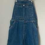 Tommy Hilfiger Vtg 90's  Womens Shortalls Carpenter Overalls Size Lg 🔴 Photo 0