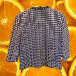 Fenn Wright Manson  Black‎ and White Blazer with Beaded Collar Size Small Photo 5