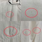 ZARA Ivory Off White Straight Leg Raw Hem Denim Jeans 4 NWT Photo 2