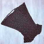 Torrid  Black Ditsy Floral Ponte Mini Fluted short sleeve t shirt dress 0 / 12 Photo 4