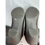 Womans Levity Odessa Knee High Boots 9.5 M Brown Full Zip Block Heel Strap Buckl Photo 7