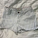 Lucky Brand White & Blue Stripe Shorts  Photo 0