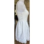 ZARA  White Eyelet Embroidered Sleeveless Dress Size M NWT Summer Casual Cotton Photo 4