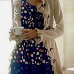 Moulinette Soeurs Silk Ruffle Polka Dot Dress in Color Drenched Size 4 Photo 0