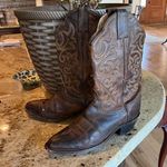 Dan Post  Leather Western Boots Cowboy Embroidered Brown Womens 6 Photo 0