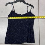 Old Navy  Women Floral Navy Blue top size XS Photo 3