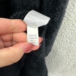 Banana Republic  Sweater Dress Petite S Black Fuzzy Cowl Neck Minimalist Chic Photo 6