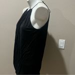 White House | Black Market  blabk spaghetti strap blouse Photo 5