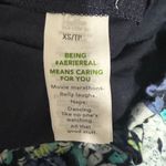 Aerie Floral Crochet Lace Ruffle Skort Cotton Elastic Batik Blue Aqua NWT - XS Photo 6