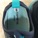 CLOVE Womens Classic Nursing Sneaker Size 8 Comfort Shoe Slip On Navy Aqua Blue Photo 4