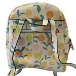 Vibrant Citrus Pattern Women's Faux Leather Backpack from Parfois (Euro brand) Orange Photo 1