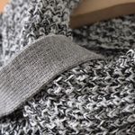 GRAY BUTTONED WRAP TURTLENECK SWEATER Size undefined Photo 8