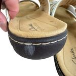 Clarks Laurieann Cove White Leather 3 Adjustable Strap Slip On Sandals Size 8.5 Photo 5