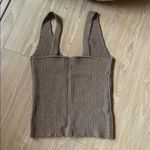 Lovers + Friends  Brown Ribbed Tank Top Photo 2