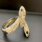 Double Snake‎ Bracelet with rhinestones and hinge swiftie reputation Silver Photo 4
