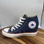 Converse  Chuck Taylor All Star Lux Hidden Wedge Shoes 547199C Navy Blue Women 8 Photo 5