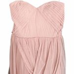 Birdy Grey NWT  Tulle Christina Dress Sandy Taupe Full Length Gown Size Small NEW Photo 7