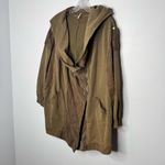 Free People Womens Olive C'Mon Hooded Cardigan Jacket Photo 3