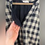 Beach Lunch Lounge Boutique Peplum Style Plaid Sage Button Up Blouse Size XS Photo 6