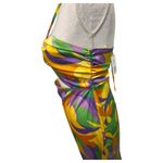 Danielle Bernstein New  WeWoreWhat Dress Womens Small Yellow Purple Strapless 70s Photo 7