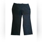 Lane Bryant  nylon‎ spandex, stretchy Straight  Black Pant Plus Size 24 LIKE NEW! Photo 3