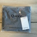 Quince  Stretch Cotton Jersey Fitted T-Shirt Black Large NWT IN PACKAGE Photo 6