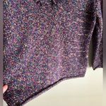 VINTAGE 90’s Erika colorful purple woven v Photo 6