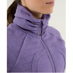 Lululemon Calm & Cozy Jacket Heathered Winter Orchid Size 6 Photo 9
