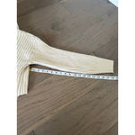 Lush Clothing Women's LUSH Colorblock Ribbed Turtleneck Sweater S Beige Off-White Photo 8