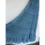 Torrid  Maxi Dress 00 M Lindsay Hi-Low Tiered Plaid Cottage Boho Fields Lagenlook Photo 3