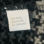 Chiara mente S wool blend longline houndstooth belted cardigan coat Gray Photo 4