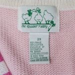 Quacker Factory Vintage 90s Sweet Treats Short Sleeve Cardigan Sweater Photo 13