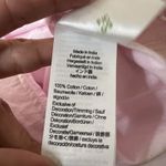 J.Crew Top Womens Small Pink V Neck Eyelet Trim Cotton Long Sleeve Preppy Photo 7