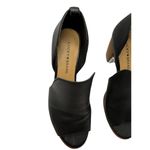 Lucky Brand  Black Peep Toe Heeled Boots Walk Tall Photo 3