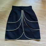 BLACK RHINESTONE SKIRT Size 2 Photo 0