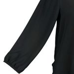 Philosophy Small Top V-Neck Lightweight 3/4 Sleeves Cutout Hi-Low Hem Semi-Sheer Photo 1