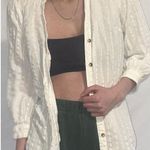 Anthropologie White Flowy Lightweight Blouse Size 10. LTOP708 Photo 0