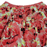Ideology Skirt Size 6 W27" Waist Women's A-Line Skirt Pleated Skirt Floral Print Colorful Photo 3