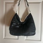 Perlina Dark Leather Hobo Bag Photo 1