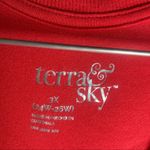 Terra & Sky  Red Scoop Neck Short Sleeve Tee size 3X Photo 1