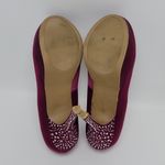Olsenboye Fusia Pink Rhinestones Heel Satin Pumps Shoes By  Size 7 Photo 5