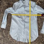 Saks 5th Avenue 9|15 for Saks Fifth Avenue Women’s Size XS Light Blue Button Down Shirt Photo 6