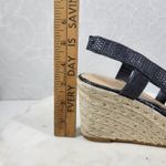 Lauren Ralph Lauren Penelopie Wedge Sandals Womens 8 Blue Espadrille Photo 13