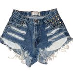 Levi's Vintage Levi’s x RUNWAYDREAMZ Studded Jean Cutoff Shorts Photo 0