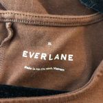 Everlane  Party Of One Tank Dress Square Neck Mini Sleeveless Brown XL Photo 3