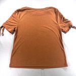 Banana Republic  Sandwash Modal Top Ruched Tie Sleeve Short Sleeve‎ Tee Photo 4