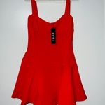 Motel Audra Mini Dress In Red - Small Photo 4