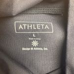 Athleta  Long Sleeve Mock Neck Floral Trim Activewear Top Womens Size L Photo 3